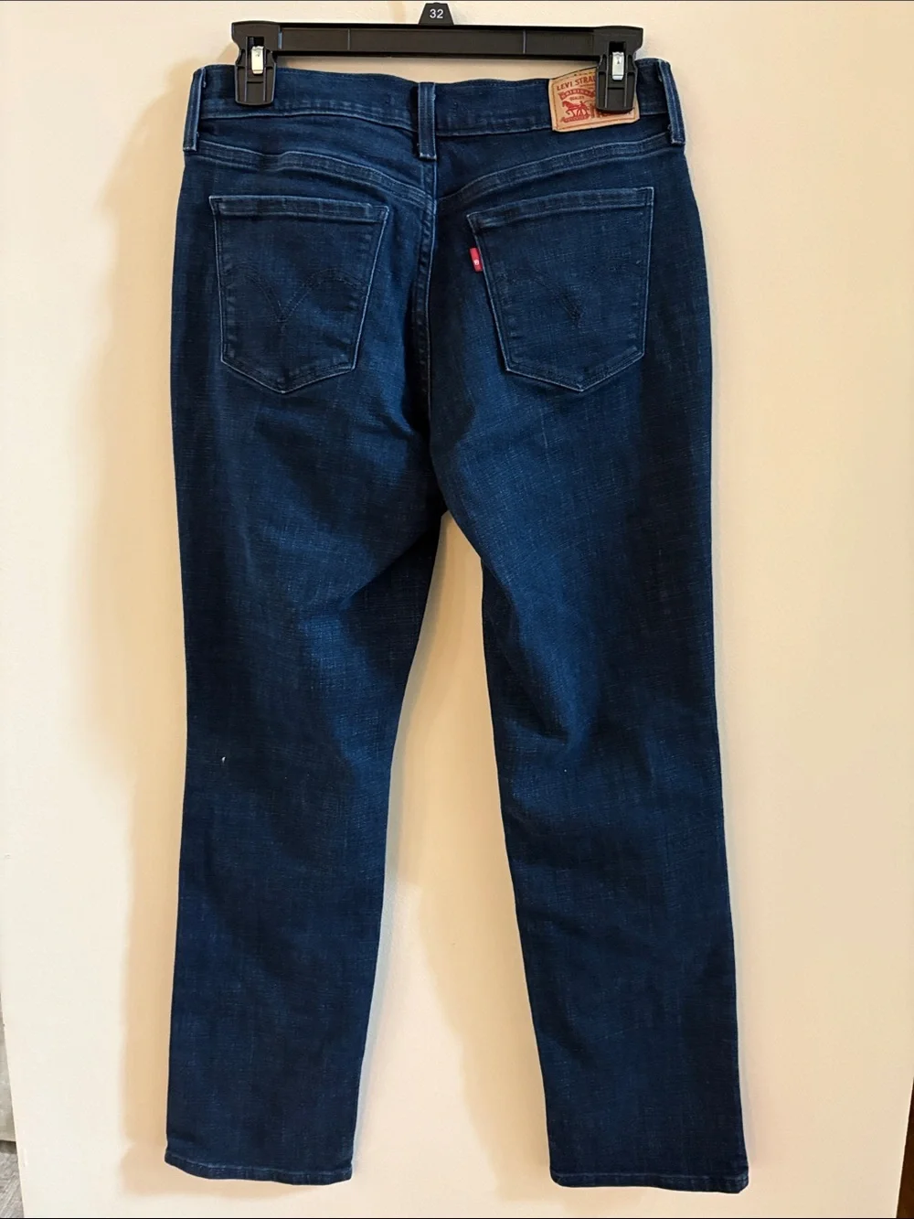 Levi's Dark Blue Straight Leg Women's Jeans